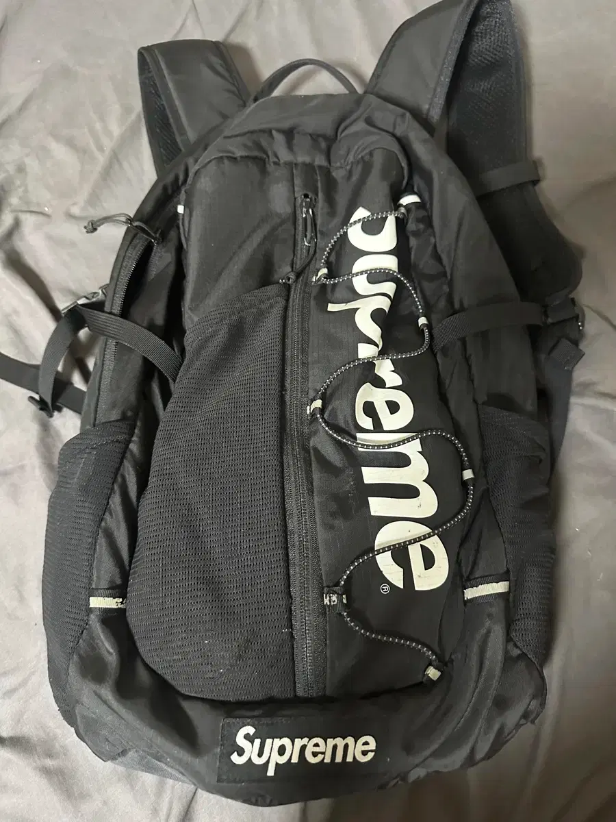 supreme 17ss バックパック ブラック シュプリーム バックパック Black